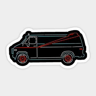 A Team Van Sticker